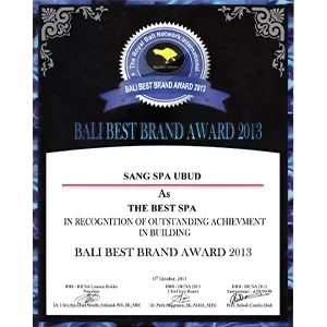 Bali Best Brand Award 2013